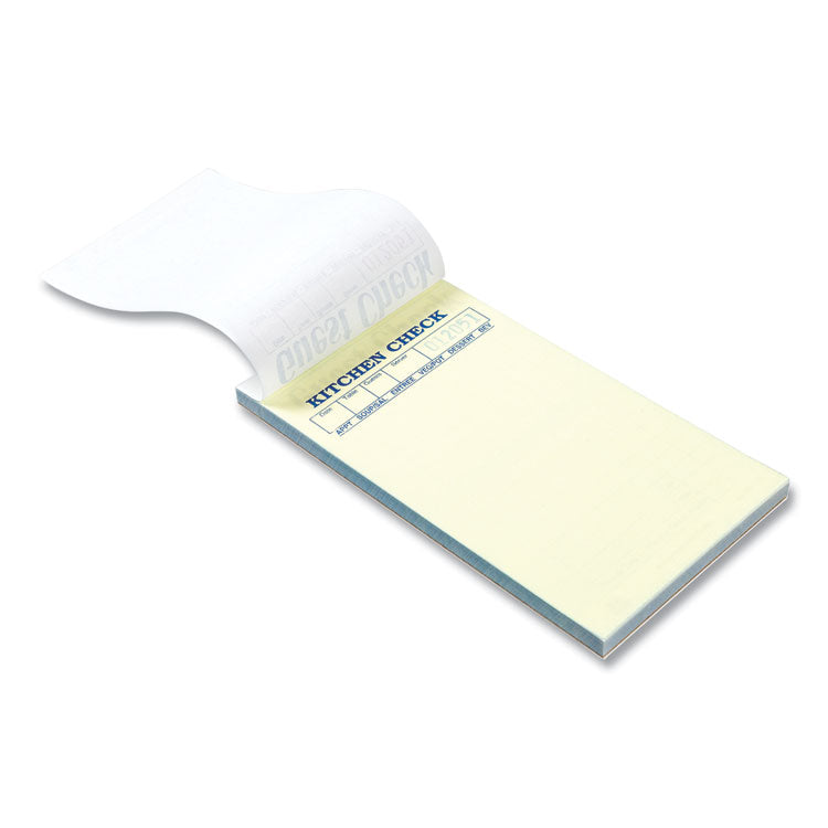 Guest Check Pad, 17 Lines, Two-Part Carbonless, 3.6 x 6.7, 50 Forms/Pad, 50 Pads/Carton