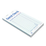 Guest Check Pad, 17 Lines, Two-Part Carbonless, 3.6 x 6.7, 50 Forms/Pad, 50 Pads/Carton