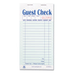 Guest Check Pad, 17 Lines, Two-Part Carbonless, 3.6 x 6.7, 50 Forms/Pad, 50 Pads/Carton