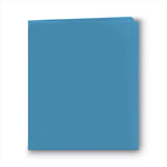 Two-Pocket Folder, Textured Paper, 100-Sheet Capacity, 11 X 8.5, Assorted, 25/box