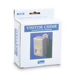 Visitor Arrival/Departure Chime, Battery Operated, 2.75 x 2 x 4.25, Gray
