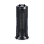 Mini Tower Ceramic Heater, 1,500 W, 7.37 x 7.37 x 17.37, Black