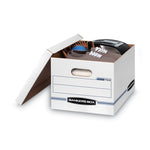 Stor/file Basic-Duty Storage Boxes, Letter/legal Files, 12.5" X 16.25" X 10.5", Kraft/green, 12/carton