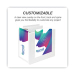 Nonstick D-Ring View Binder, 3 Rings, 6" Capacity, 11 X 8.5, White