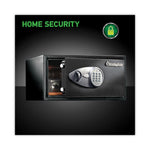 Electronic Lock Security Safe, 1 Cu Ft, 16.94w X 14.56d X 8.88h, Black