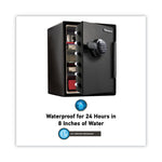 Fire-Safe With Digital Keypad Access, 2 Cu Ft, 18.67w X 19.38d X 23.88h, Black