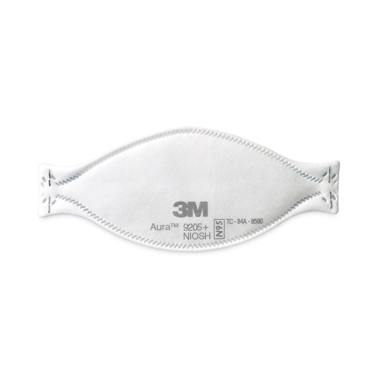 Aura Particulate Respirator 9205+, N95, One Size Fits All, 20/Pack