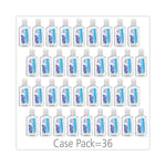 Advanced Hand Sanitizer Refreshing Gel, 1 oz Flip-Cap Bottle with Display Box, Clean Scent, 36/Bowl