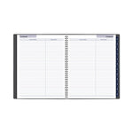 DayMinder Academic Monthly Desktop Planner, Twin-Wire Binding, 11 x 8.5, Charcoal Cover, 12-Month (July to June): 2025-2026