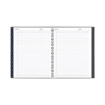 DayMinder Academic Monthly Desktop Planner, Twin-Wire Binding, 11 x 8.5, Charcoal Cover, 12-Month (July to June): 2025-2026