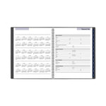 DayMinder Academic Monthly Desktop Planner, Twin-Wire Binding, 11 x 8.5, Charcoal Cover, 12-Month (July to June): 2025-2026