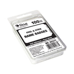 Self-Adhesive Name Badges, 3.5 X 2.25, White, 100/box