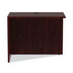 Alera Valencia Series Reversible Return/Bridge Shell, 35w x 23.63d x 29.5h, Mahogany