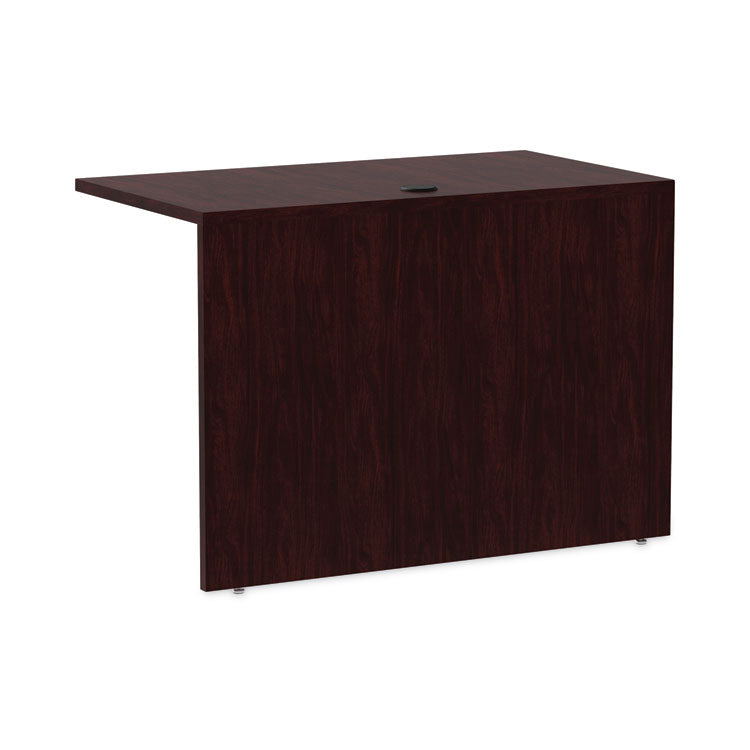 Alera Valencia Series Reversible Return/Bridge Shell, 42w x 23.63d x 29.5h. Mahogany