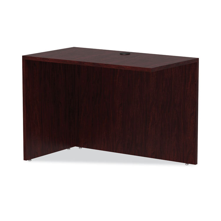 Alera Valencia Series Reversible Return/Bridge Shell, 42w x 23.63d x 29.5h. Mahogany