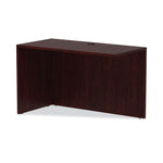 Alera Valencia Series Reversible Return/Bridge Shell, 47.25w x 23.63d x 29.5h, Mahogany