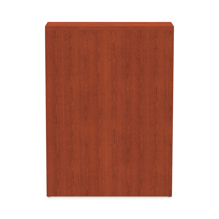 Alera Valencia Series Bookcase, Three-Shelf, 31.75w x 14d x 39.38h, Med Cherry