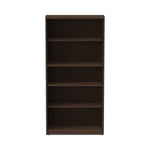 Alera Valencia Series Bookcase, Five-Shelf, 31.75w x 14d x 64.75h, Espresso