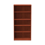 Alera Valencia Series Bookcase, Five-Shelf, 31.75w x 14d x 64.75h, Medium Cherry