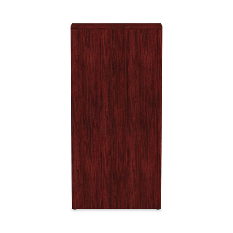 Alera Valencia Series Bookcase, Five-Shelf, 31.75w x 14d x 64.75h, Mahogany