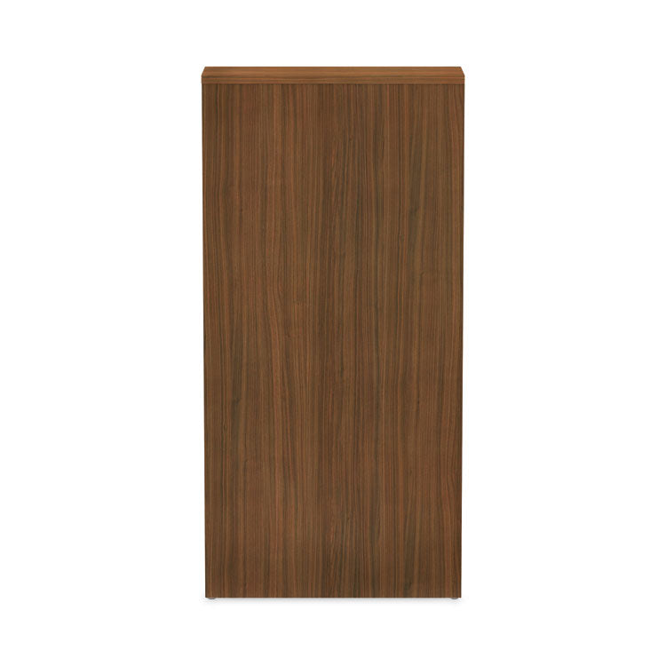Alera Valencia Series Bookcase, Five-Shelf, 31.75w x 14d x 64.75h, Modern Walnut