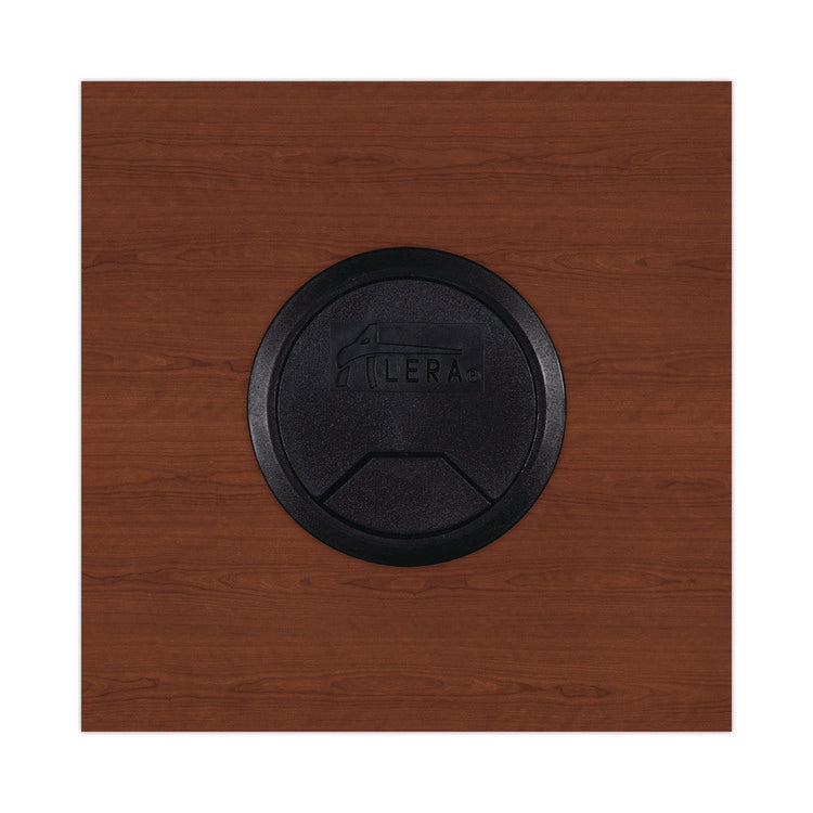 Alera Valencia Series Straight Front Desk Shell, 47.25" X 29.5" X 29.63", Medium Cherry