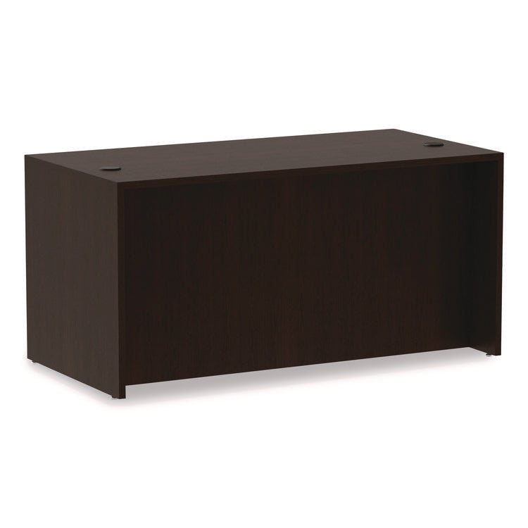 Alera Valencia Series Straight Front Desk Shell, 59.13" X 29.5" X 29.63", Espresso