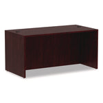 Alera Valencia Series Straight Front Desk Shell, 59.13" X 29.5" X 29.63", Mahogany