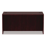 Alera Valencia Series Straight Front Desk Shell, 59.13" X 29.5" X 29.63", Mahogany