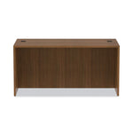 Alera Valencia Series Straight Front Desk Shell, 59.13" X 29.5" X 29.63", Modern Walnut