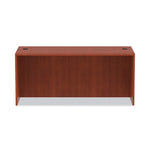 Alera Valencia Series Straight Front Desk Shell, 65" X 29.5" X 29.63", Medium Cherry