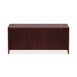 Alera Valencia Series Straight Front Desk Shell, 65" X 29.5" X 29.63", Mahogany