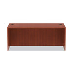 Alera Valencia Series Straight Front Desk Shell, 71" X 35.5" X 29.63", Medium Cherry