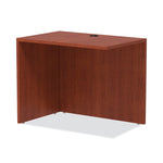 Alera Valencia Series Reversible Return/Bridge Shell, 35w x 23.63d x 29.5h, Medium Cherry