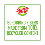 Heavy-Duty Scrub Sponge, 4.5 X 2.7, 0.6" Thick, Yellow/green, 6/pack