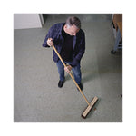 Heavy-Duty Threaded End Lacquered Hardwood Broom Handle, 1.13" dia x 60", Natural