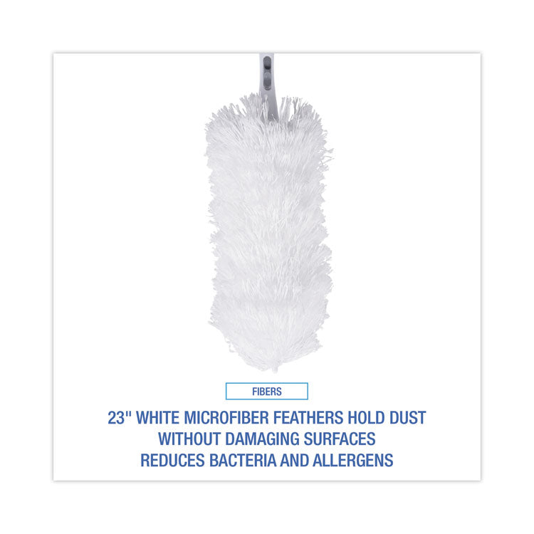 MicroFeather Washable Microfiber Duster, 23" Plastic Handle