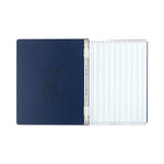 Presstex Covers With Storage Hooks, 2 Posts, 6" Capacity, 14.88 X 11, Dark Blue