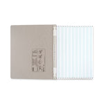 Presstex Covers With Storage Hooks, 2 Posts, 6" Capacity, 14.88 X 11, Light Gray