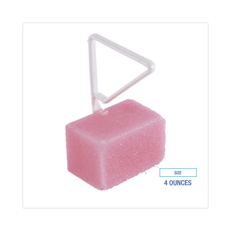 Para Toilet Bowl Deodorizer Block, Cherry Scent, 4 oz, Pink, 12/Box
