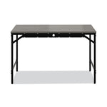 Simple Work Desk, 45.5" X 23.5" X 29.5", Gray