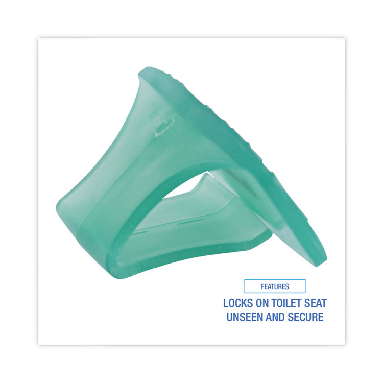 Toilet Bowl Clip, Cucumber Melon Scent, Green, 12/Box