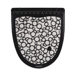 Disposable Urinal Floor Mat 2.0, Slip-Resistant Rubber, 17.5 x 20, Black/White, 6/Carton