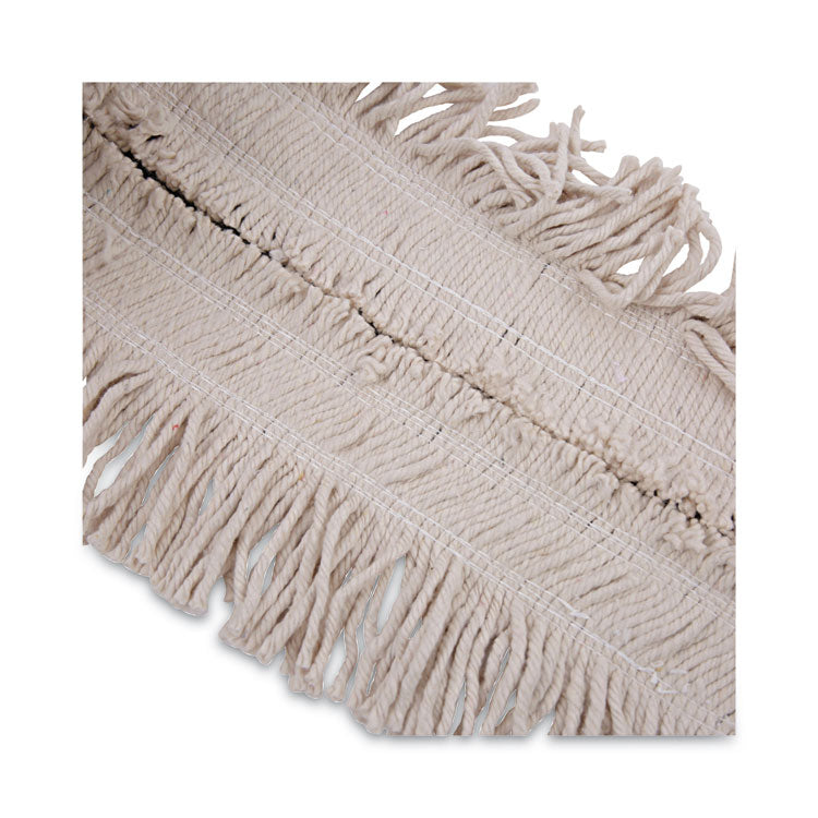 Flash Forty Disposable Dust Mop Heads, Cotton, 5", Natural
