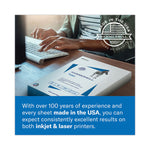 Premium Laser Print Paper, 98 Bright, 28 lb Bond Weight, 8.5 x 11, White, 500/Ream