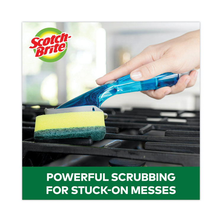 Soap-Dispensing Dishwand, 2.5 X 9.5, Yellow/green