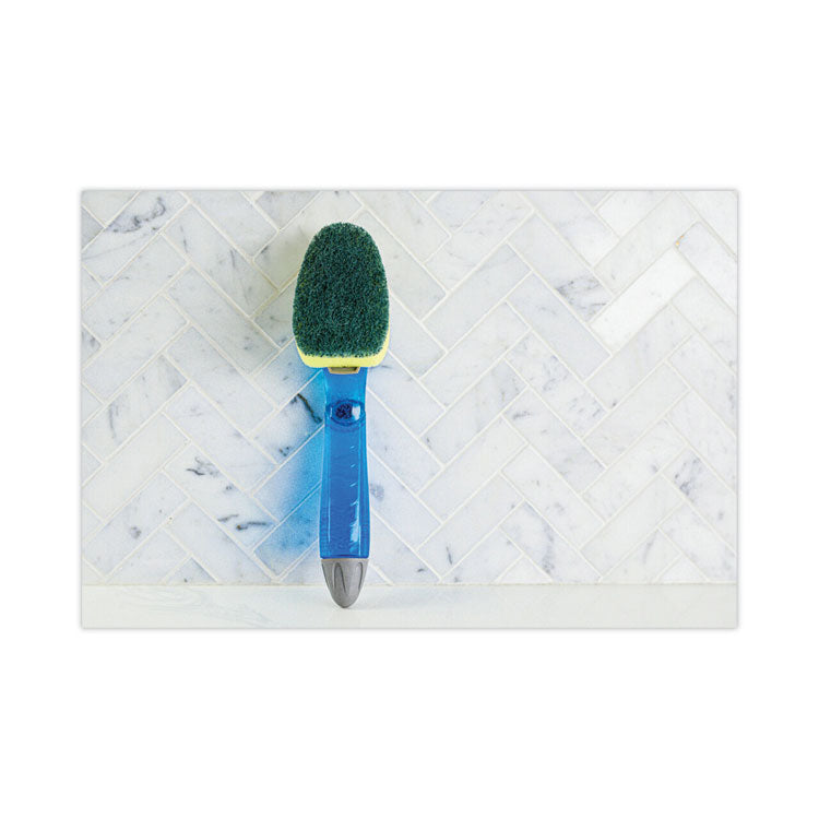 Soap-Dispensing Dishwand, 2.5 X 9.5, Yellow/green