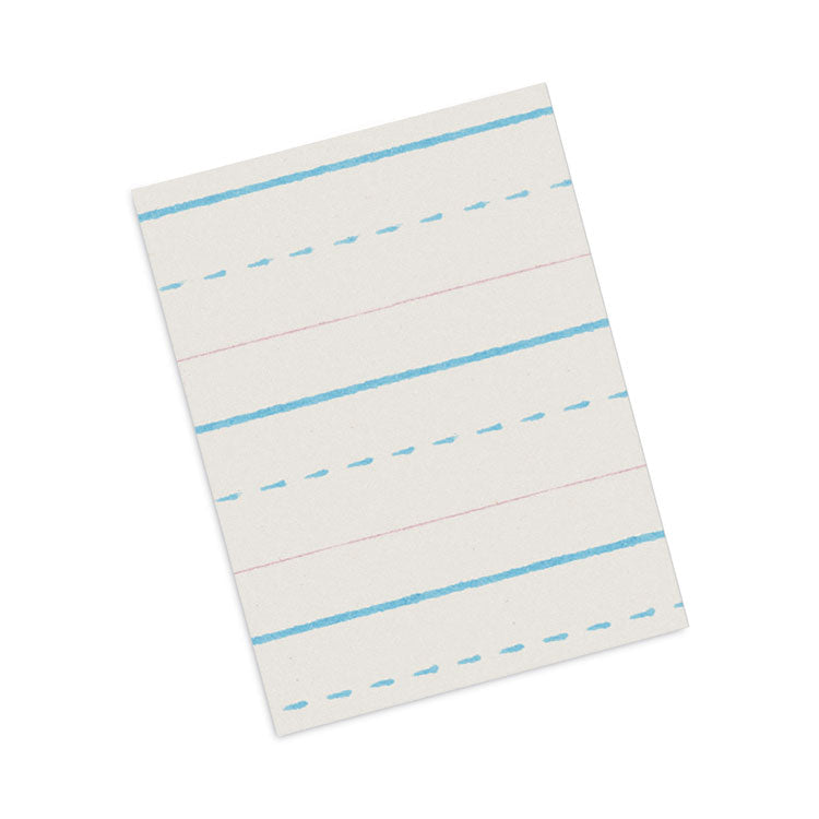 Multi-Program Handwriting Paper, 30 lb Bond Weight, 1/2" Long Rule, Two-Sided, 8 x 10.5, 500/Pack