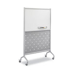 Rumba Whiteboard Collaboration Screen Accessory Tray, 12.25" x 3.5" x 2.25", Silver