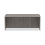 Alera Valencia Series Straight Front Desk Shell, 71" x 35.5" x 29.63", Gray